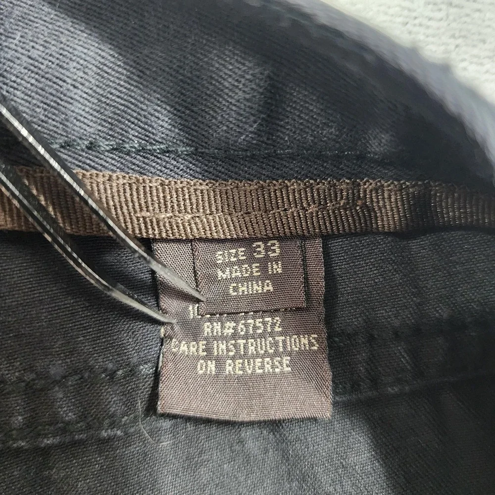 Road Less Traveled Jeans Mens 33‎ Black Regular Fit Straight Leg Denim Casual